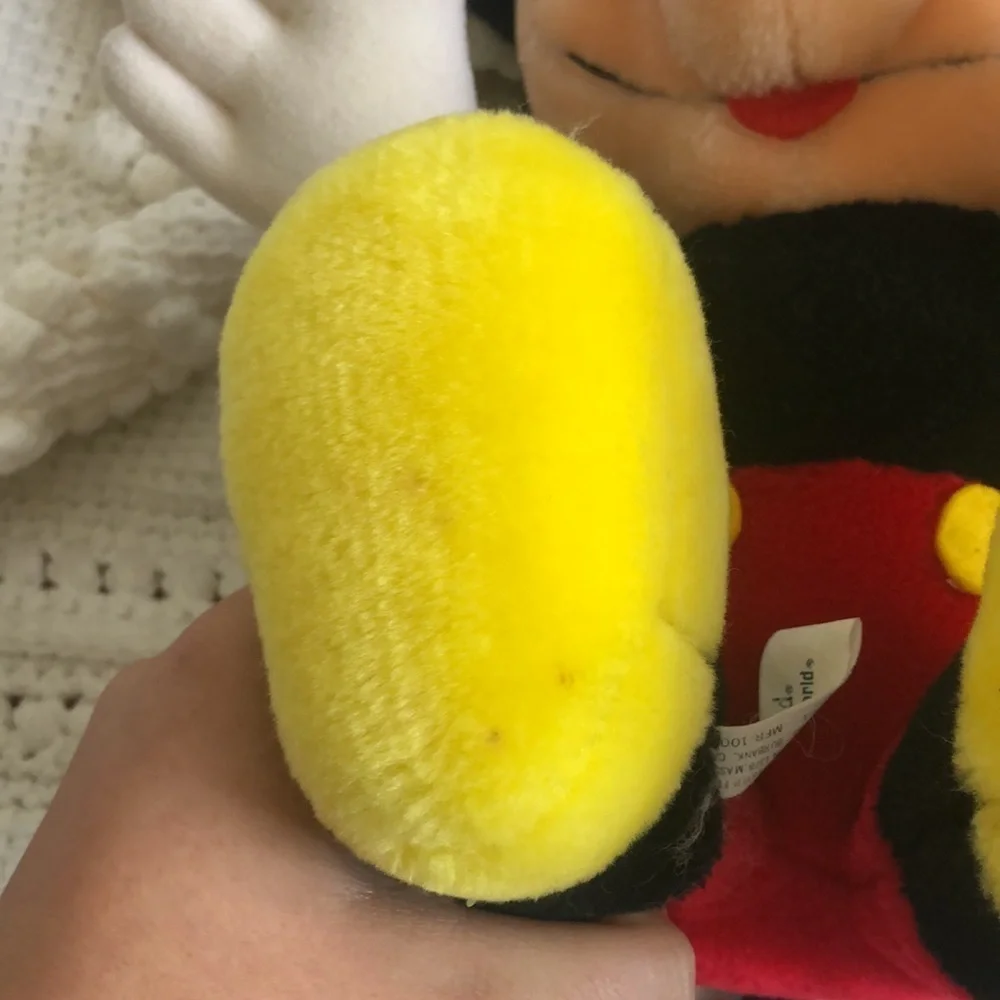Vintage Mickey Mouse Disney Plush Stuffed Animal Toy - Picture 5 of 7